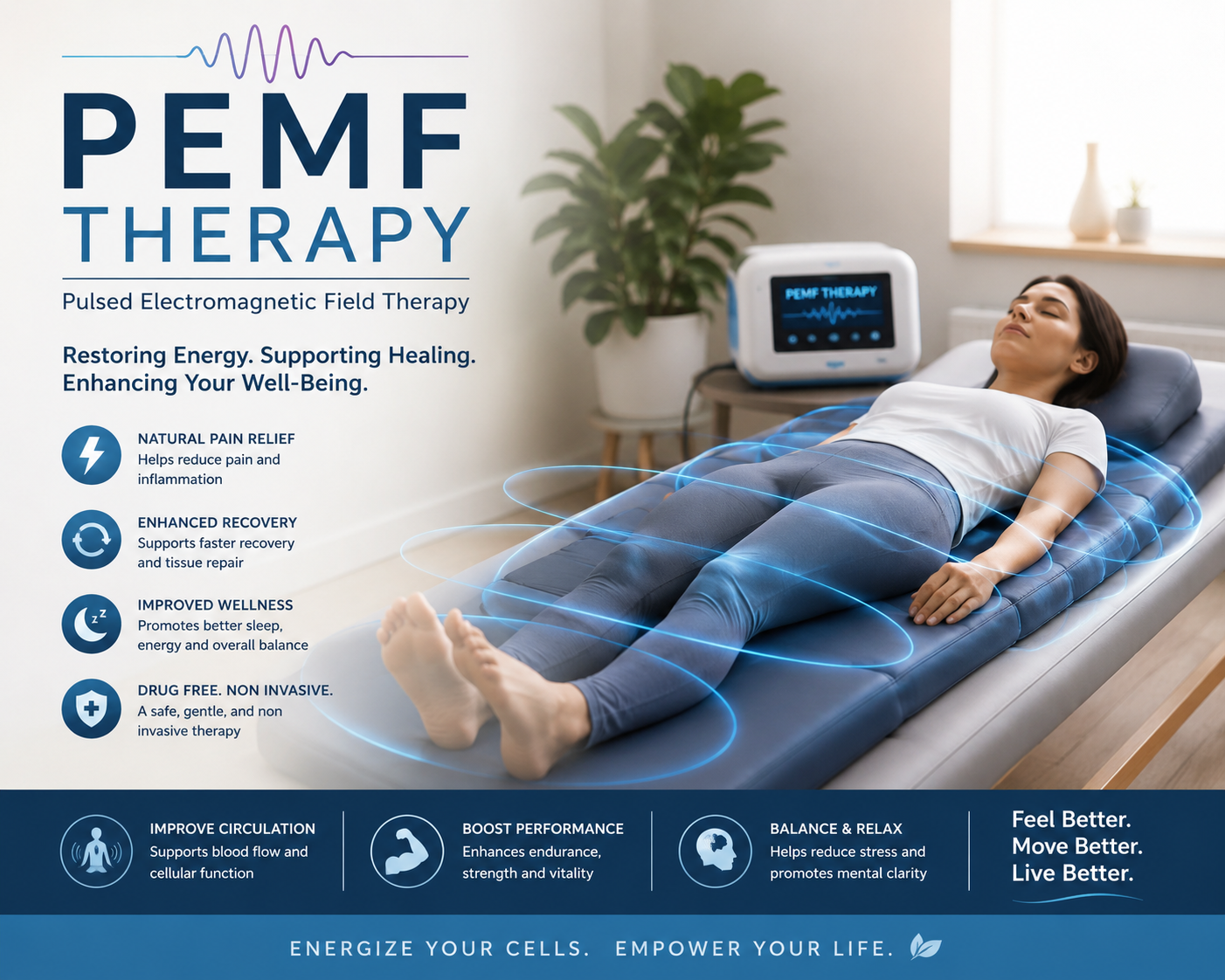 PEMF Therapy with /without IST (Traction Therapy)